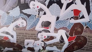 Lukisan berjudul My Story (Dokumentasi Penulis)