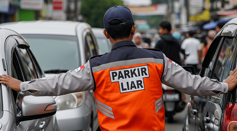 Ilustrasi tukang parkir liar yang semakin meresahkan (Istimewa)