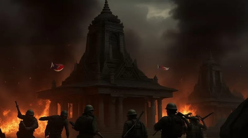 Ilustrasi Perang Thailand - Kamboja 2025